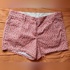 J. Crew Peach Polka Dots Shorts
